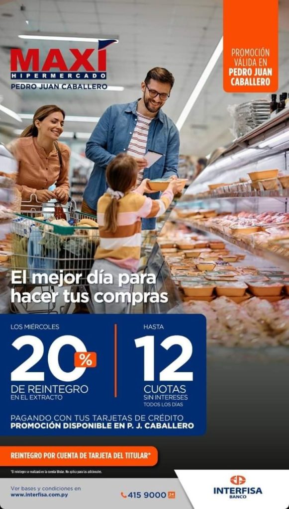 MIERCOLES es día de AHORRAR con tu tarjeta de CRÉDITO de INTERFISA.