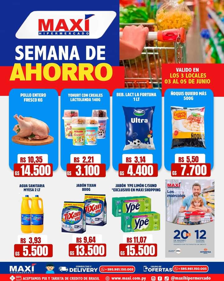 Semana de Ahorro en Maxi Hipermercados