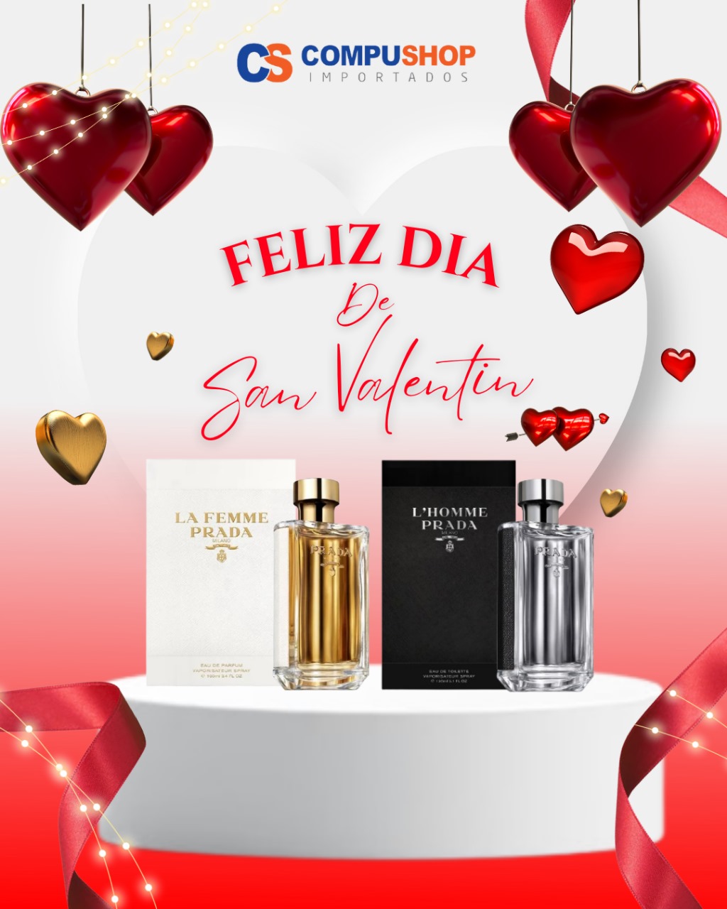 Dia Enamorados com ofertas Especiais na Compushop Importados-PJC