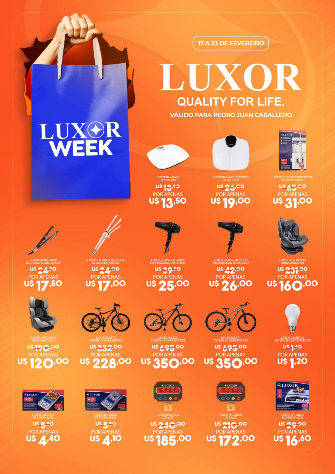 ¡LUXOR WEEK en Shopping China! Del 17 al 23 de febrero, aprovecha