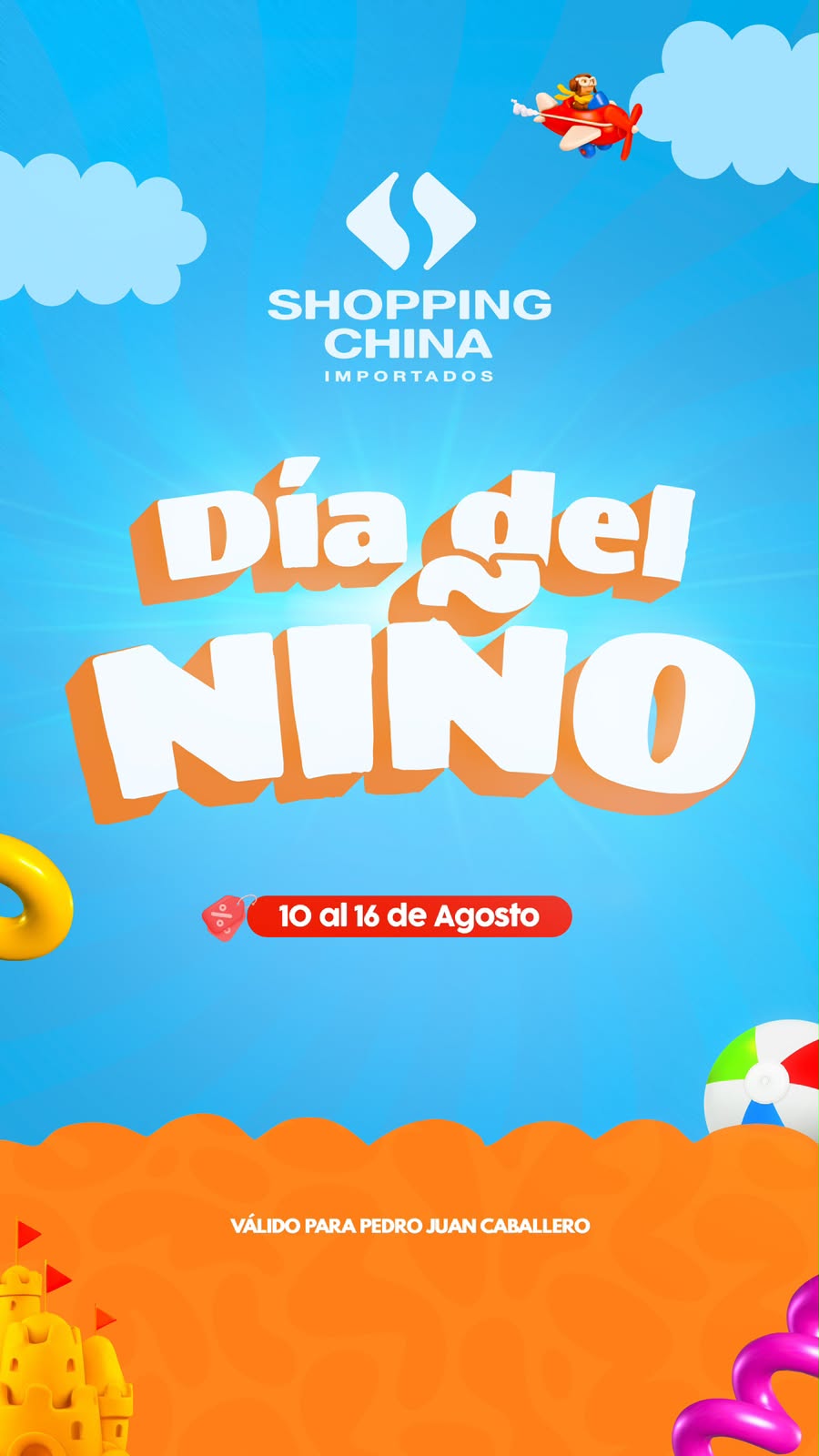 ¡El Día del Niño se celebra a lo grande en Shopping China Pedro Juan Caballero!