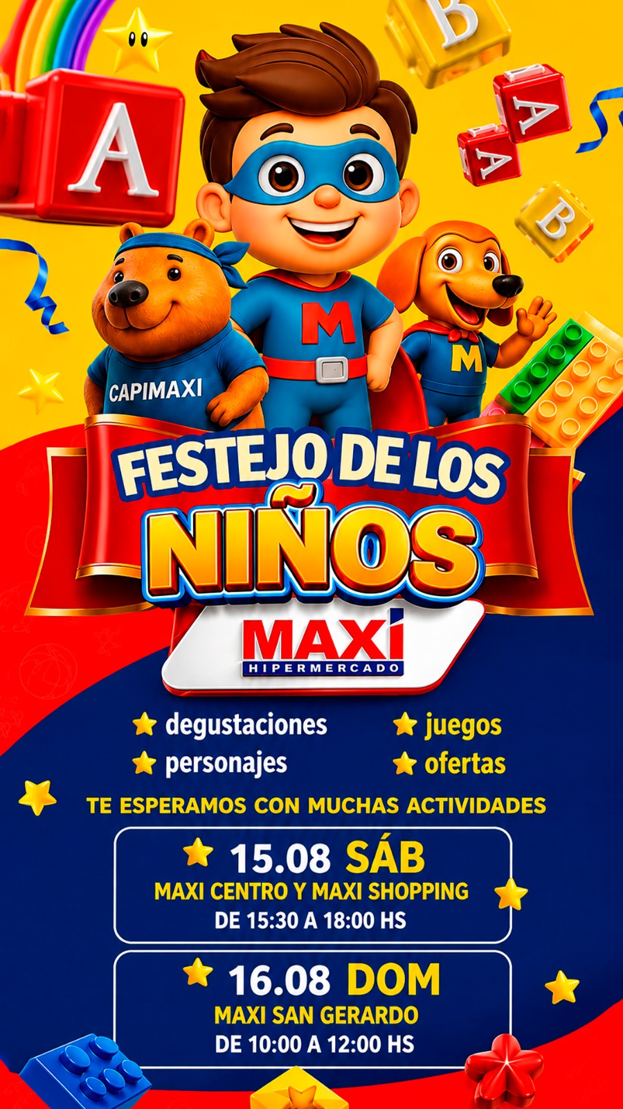 SEMANA ESPECIAL DE LOS NIÑOS EN MAXI!