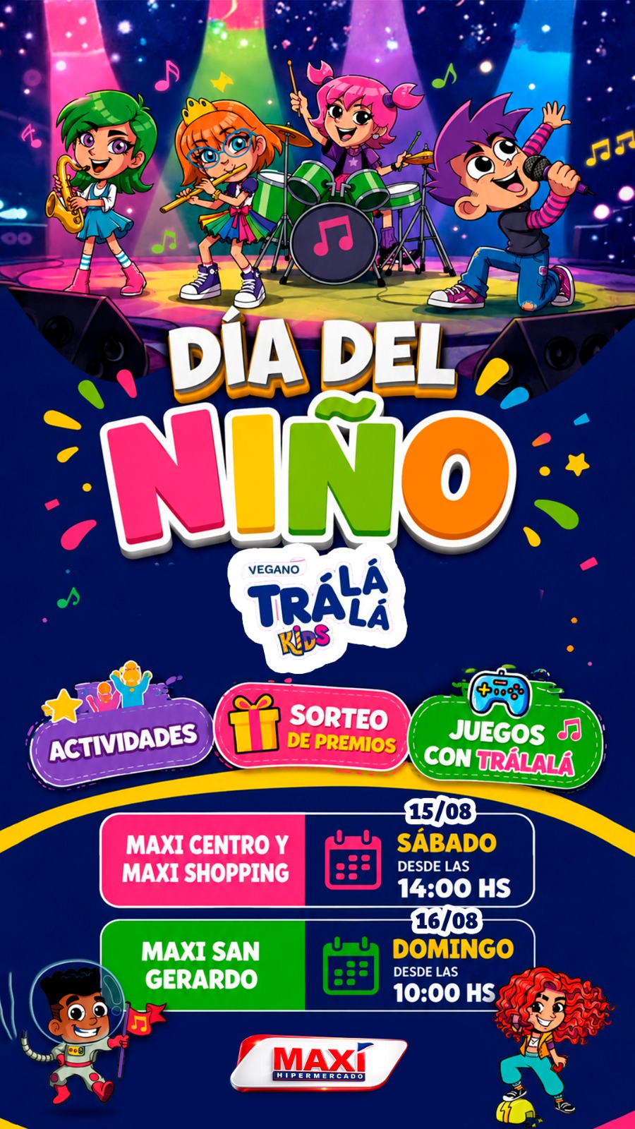 ¡SEMANA ESPECIAL DE LOS NIÑOS EN MAXI!