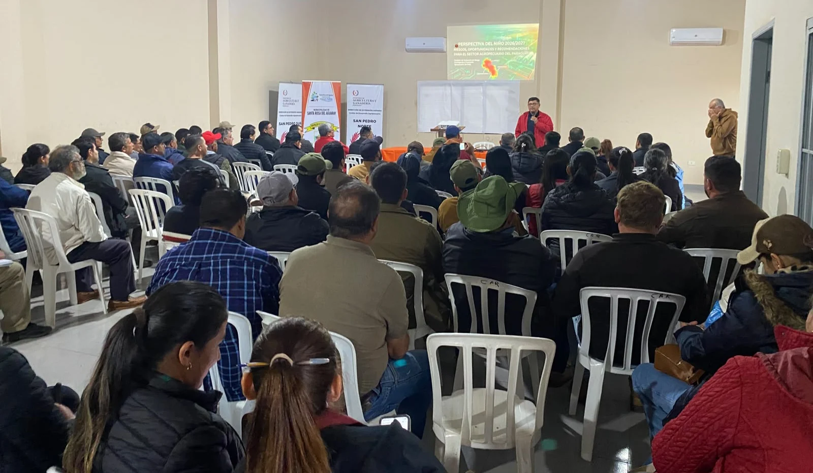 Analizan riesgos del fenómeno «El Niño» para el sector agropecuario en Santa Rosa del Aguaray 