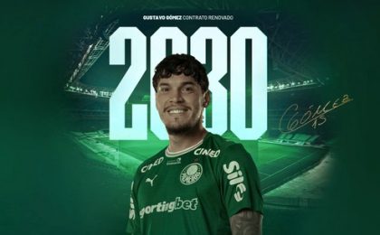 Palmeiras extiende el contrato con Gustavo Gómez