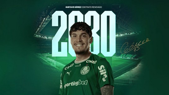 Palmeiras extiende el contrato con Gustavo Gómez