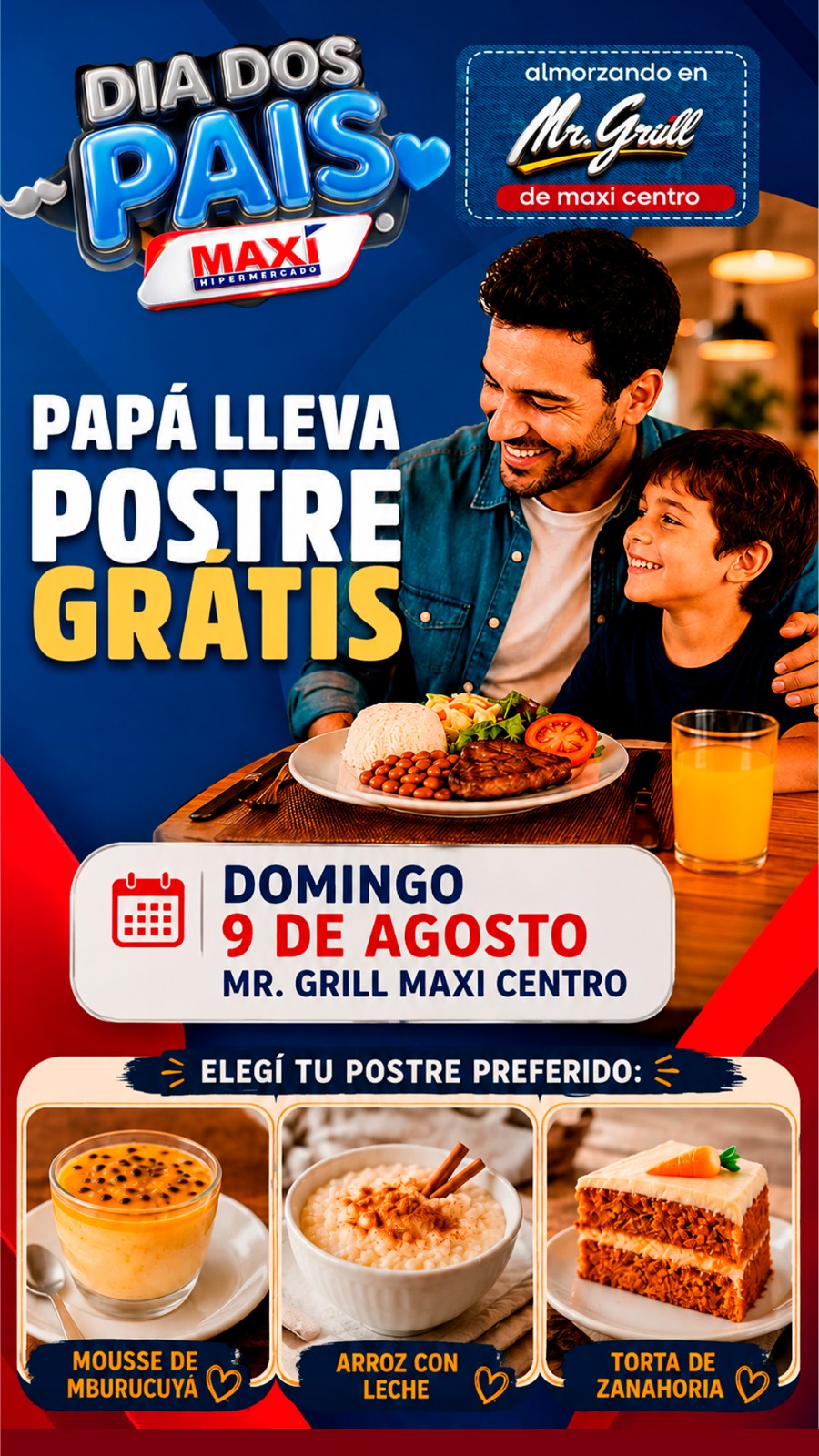 ¡Este domingo celebramos el Día del Padre en Maxi Hipermercados!