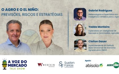 A Voz do Mercado debate riscos do El Niño para a safra 2026/27