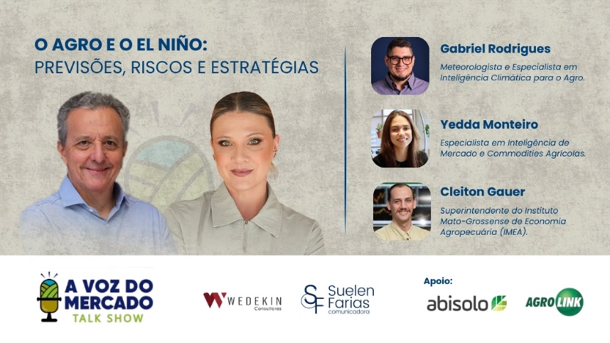 A Voz do Mercado debate riscos do El Niño para a safra 2026/27