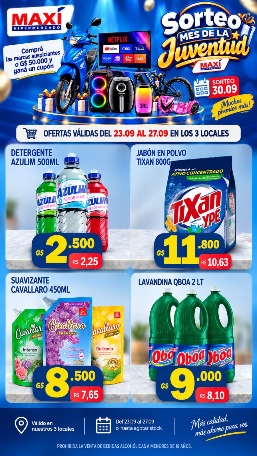 ¡OFERTAS IMPERDIBLES EN MAXI!