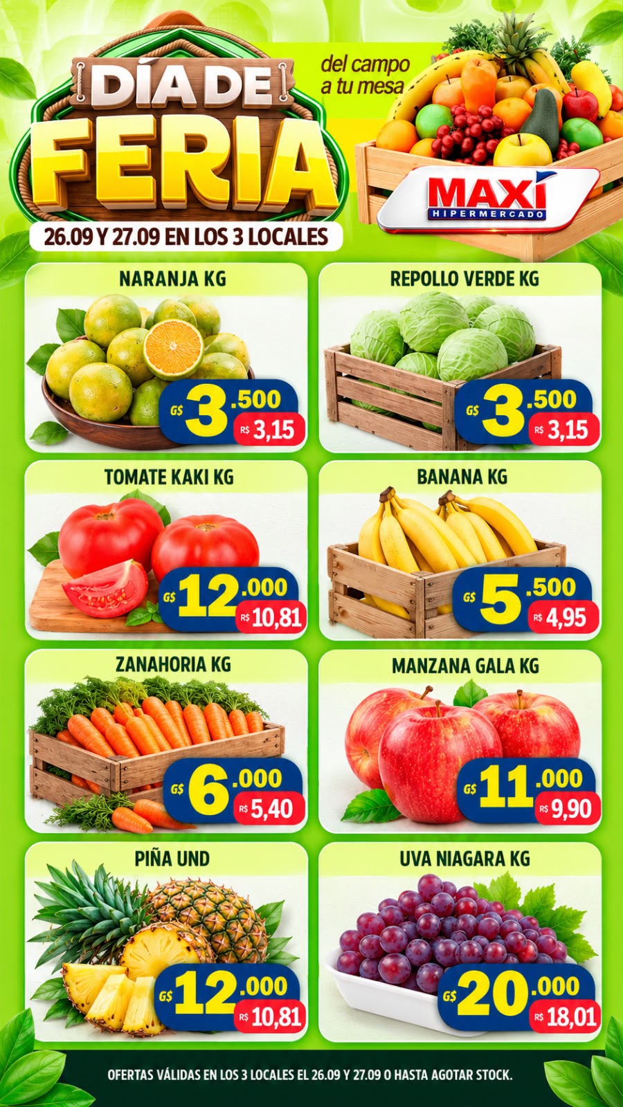 ¡OFERTAS IMPERDIBLES EN MAXI!