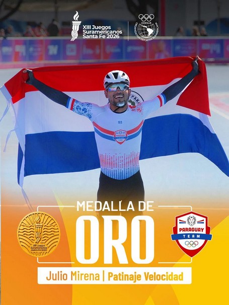 Undécima medalla para Paraguay en Odesur