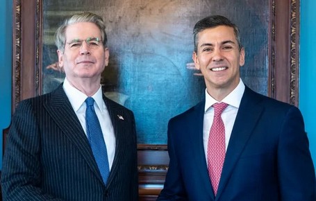 Peña se reúne con secretario del Tesoro de EE.UU. y analizan proyectos de cooperación económica y financiera
