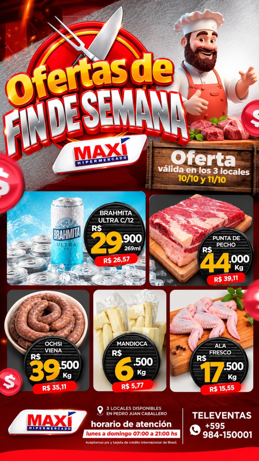 OFERTAS DE FIN DE SEMANA EN MAXI!
