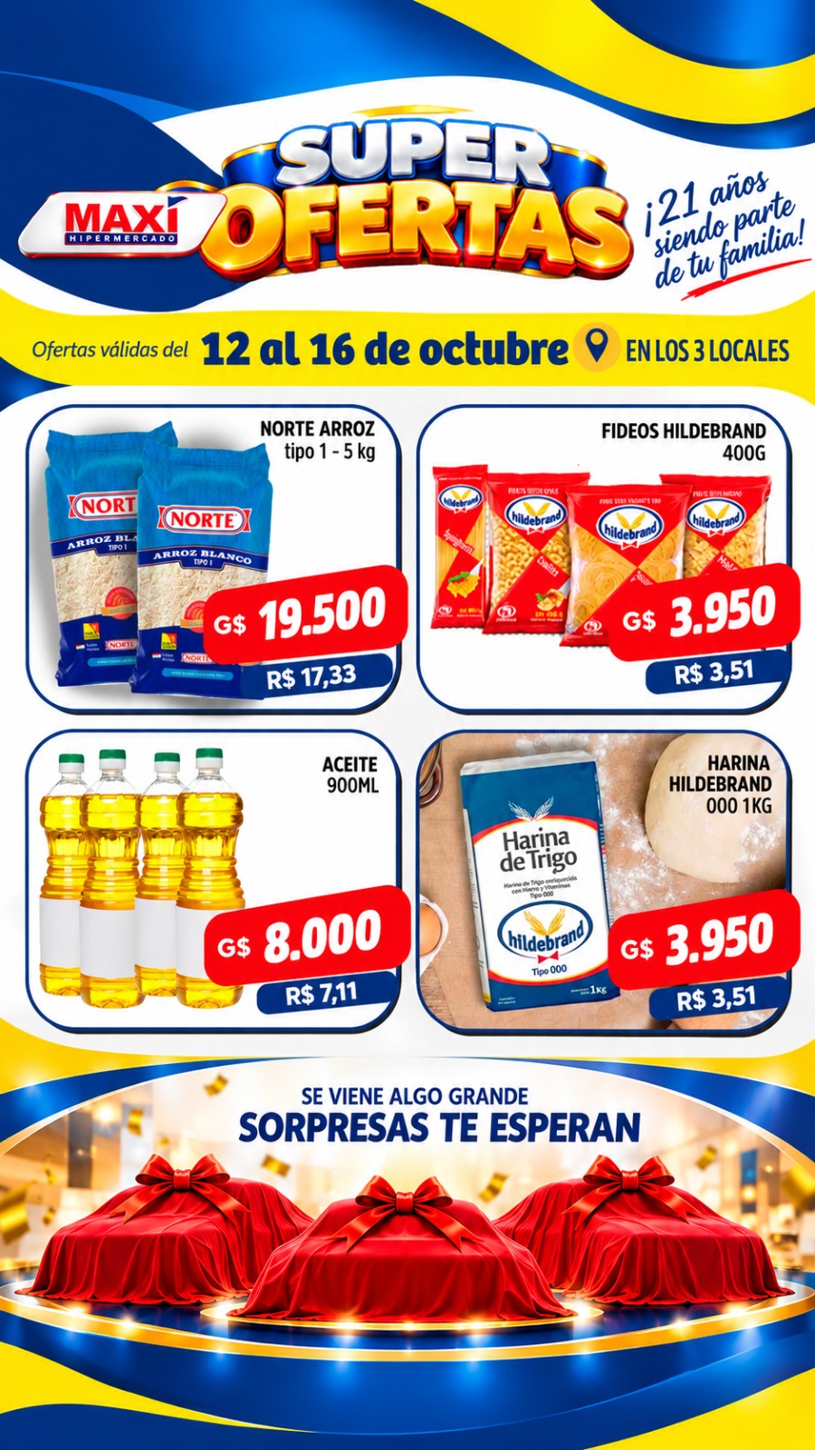 ¡OFERTAS IMPERDIBLES EN MAXI HIPERMERCADO!