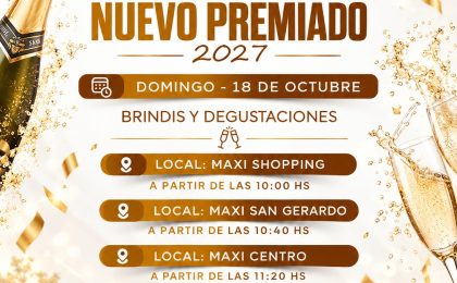 ¡Te invitamos al cóctel de lanzamiento de Año Nuevo Premiado 2027!