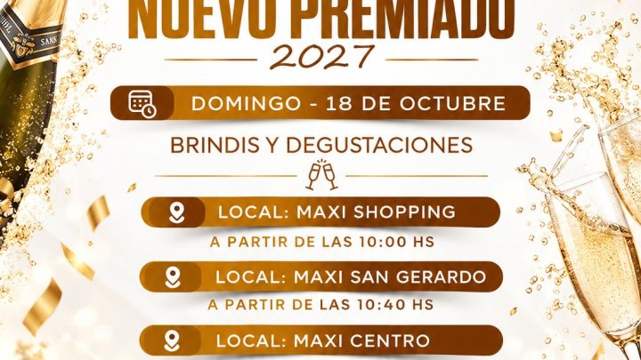 ¡Te invitamos al cóctel de lanzamiento de Año Nuevo Premiado 2027!