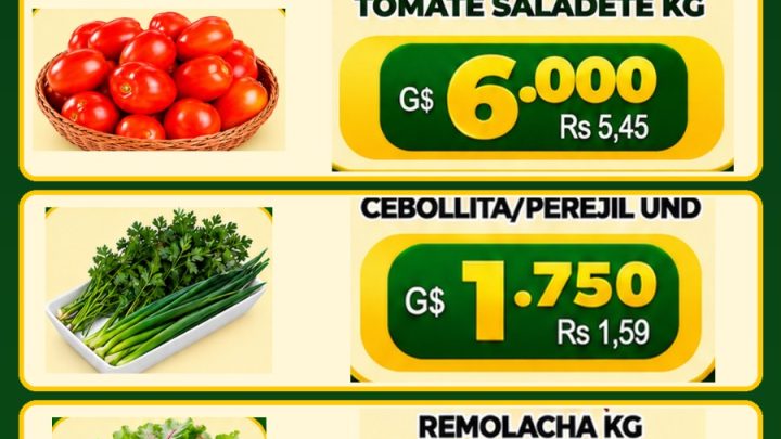 ¡Del campo a tu mesa! Aprovechá nuestras ofertas de la Feria