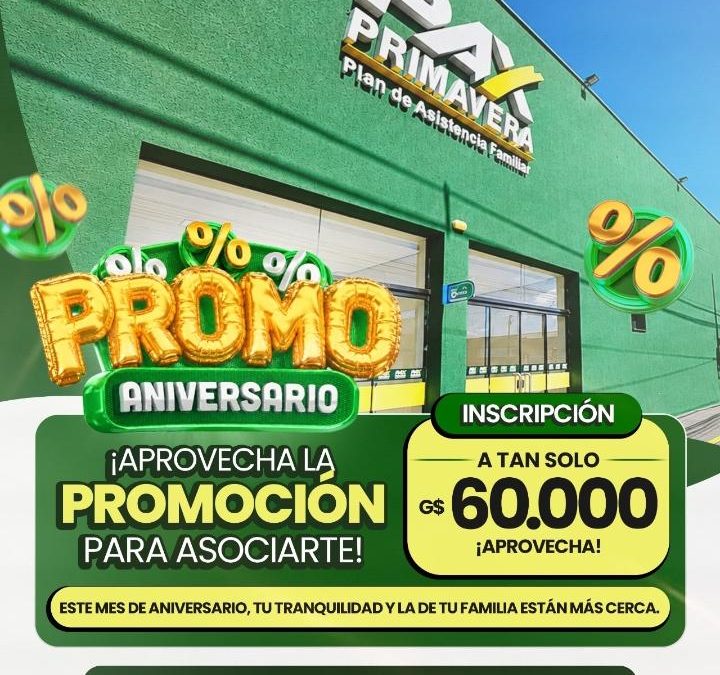 ESTAMOS DE ANIVERSARIO EN PAX PRIMAVERA.