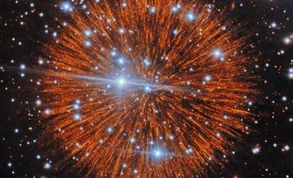 Astrónomos revelan el confuso ‘collar de perlas’ de una histórica supernova observada hace 850 años