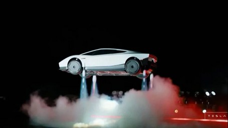 Musk apresenta ‘carro voador’ da Tesla e que atinge 96 km/h em um segundo